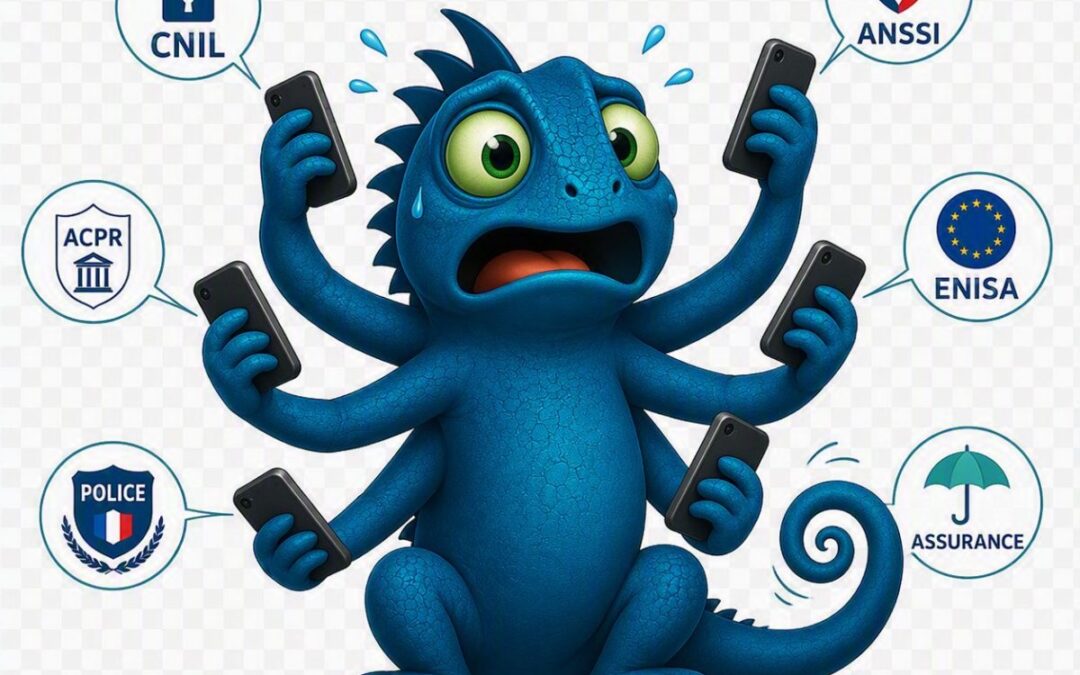 Mascotte Holi débordée par les notifications simultanées CNIL, ANSSI, ACPR, ENISA, police et assurance après un incident de cybersécurité